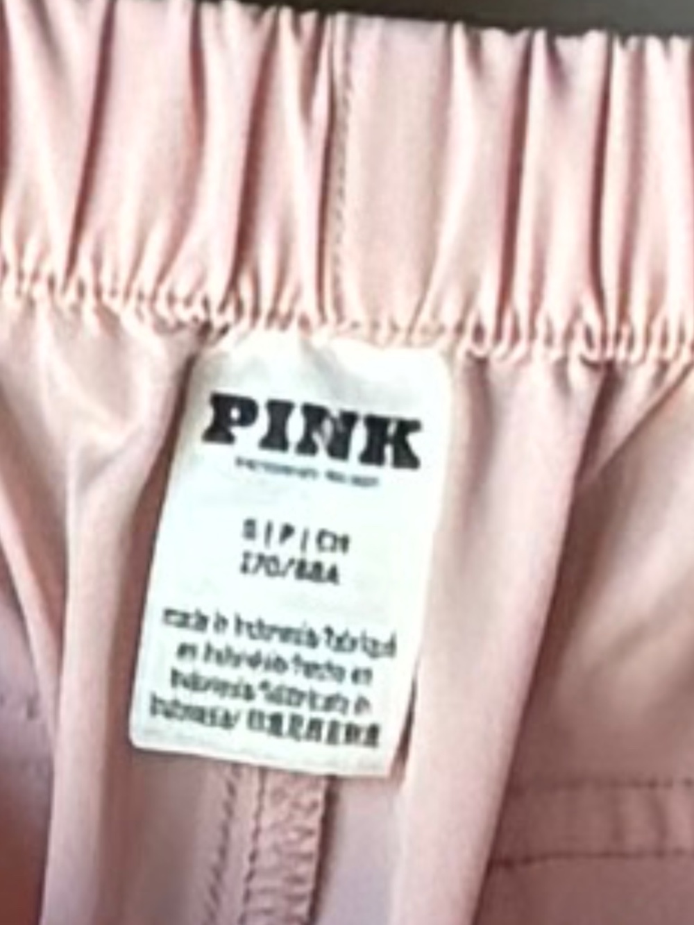 NWOT PINK Tech Stretch Cargo Jogger Parachute Pants in Pink  (S) - Picture 6 of 6
